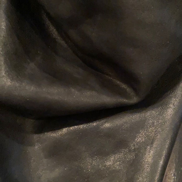 LEATHER BANDANA!! Black. Custom made. - Picture 6 of 9